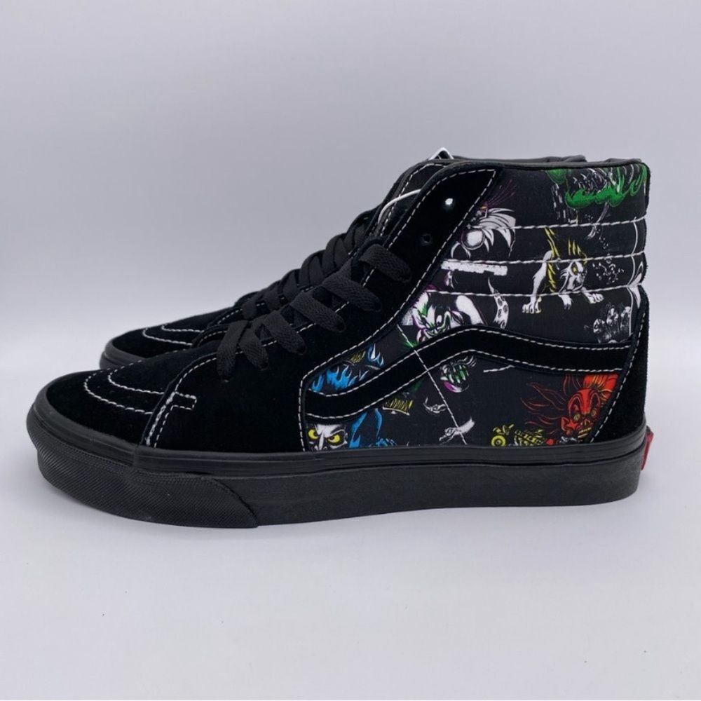 Vans x Disney Sk8-Hi Disney 100 'Villains' Women's Shoes Sneakers | Size: 9.5 - Picture 3 of 16
